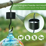 Hummingbird Feeder Ant Moat Metal Rust-Resistant Set of 2