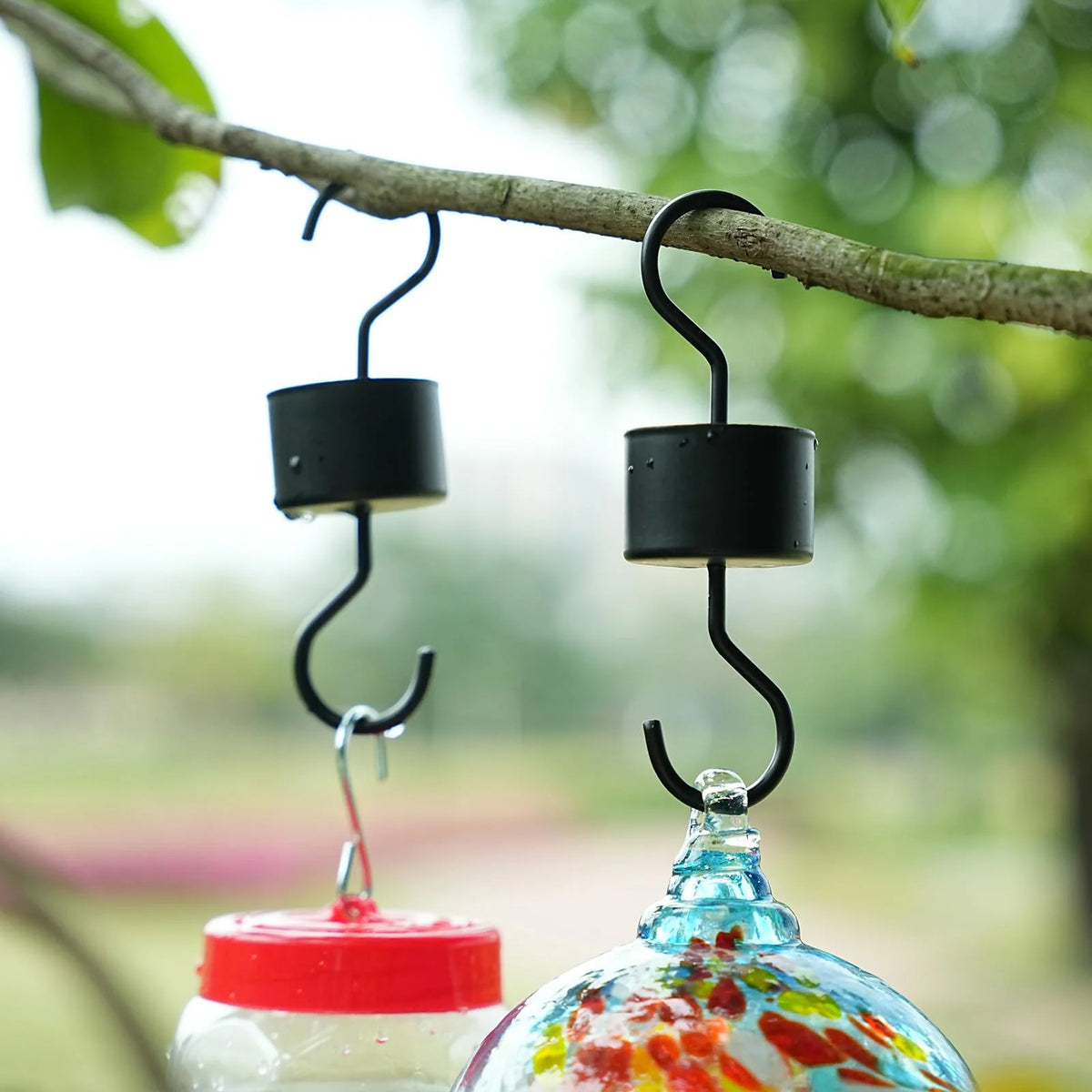 Hummingbird Feeder Ant Moat Metal Rust-Resistant Set of 2