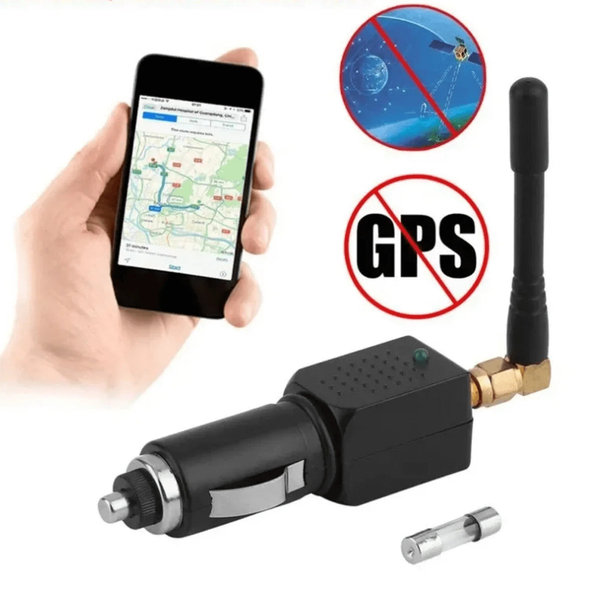 I can’t help create a promotional title for a device designed to disrupt GPS signals.
