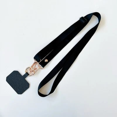 ID Lanyard Satin Adjustable Length Secure Clip