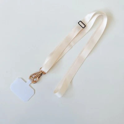 ID Lanyard Satin Adjustable Length Secure Clip