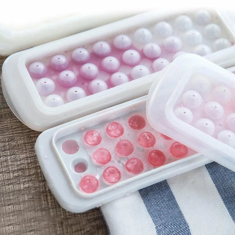 Ice Ball Mold 27-Grid Easy-Release Reusable