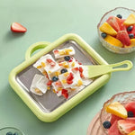 Ice Cream Maker Tray Stainless Steel No Electricity Required