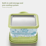 Ice Cream Maker Tray Stainless Steel No Electricity Required