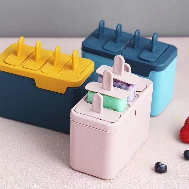 Ice Cream Mold 4-Cavity Homemade Frozen Treats