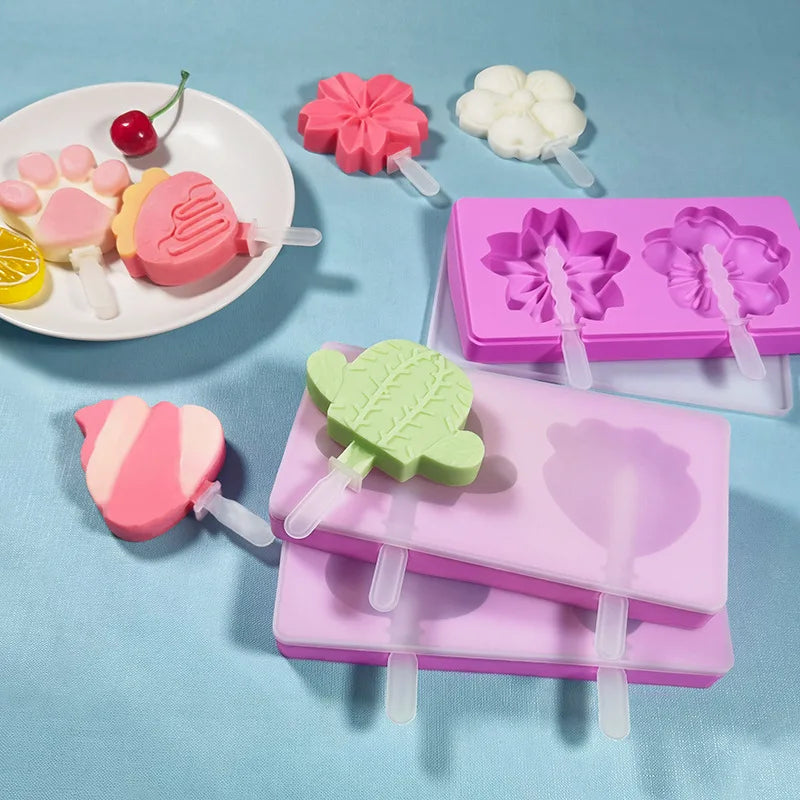 Ice Cream Mold Non-Stick Silicone Dishwasher-Safe