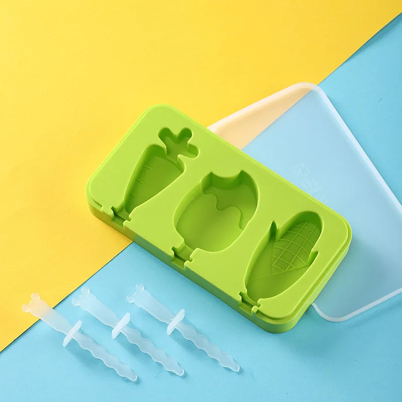 Ice Cream Mold Non-Stick Silicone Dishwasher-Safe