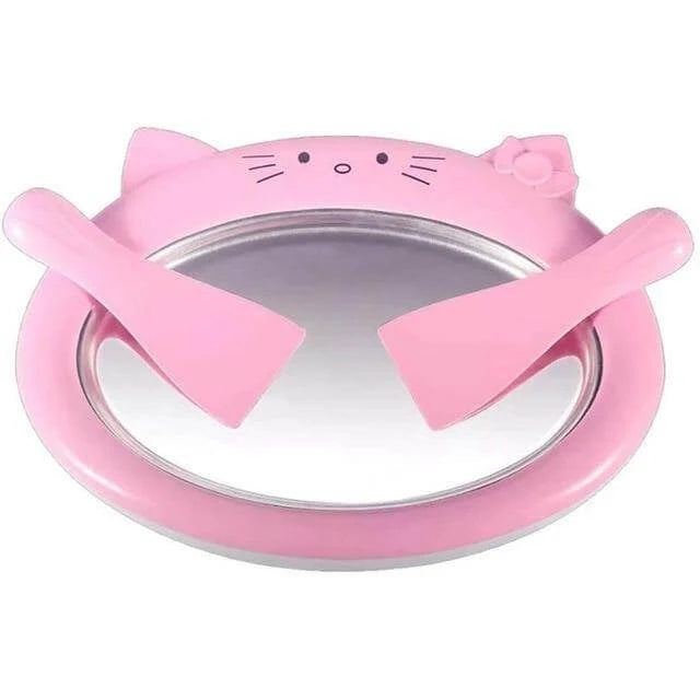 Ice Cream Roll Maker Freezer Pan Two Scrapers Included