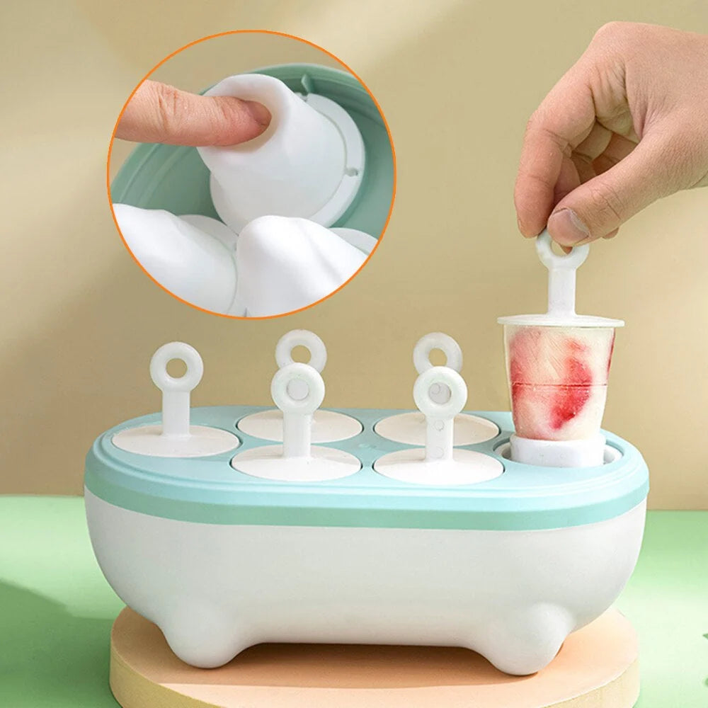 Ice Cream Sandwich Maker Mold BPA-Free Silicone Easy-Release Design