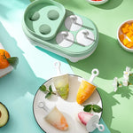 Ice Cream Sandwich Maker Mold BPA-Free Silicone Easy-Release Design