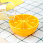 Ice Cube Mold Citrus Wedge Shape 10 Compartments