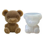 Ice Cube Tray Bear-Shaped Food-Grade Silicone Flexible & Easy-Clean