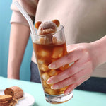 Ice Cube Tray Bear-Shaped Food-Grade Silicone Flexible & Easy-Clean