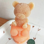 Ice Cube Tray Bear-Shaped Food-Grade Silicone Flexible & Easy-Clean