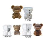 Ice Cube Tray Bear-Shaped Food-Grade Silicone Flexible & Easy-Clean