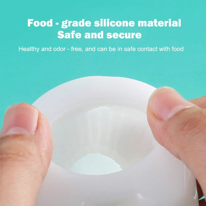 Ice Cube Tray Bear-Shaped Food-Grade Silicone Flexible & Easy-Clean
