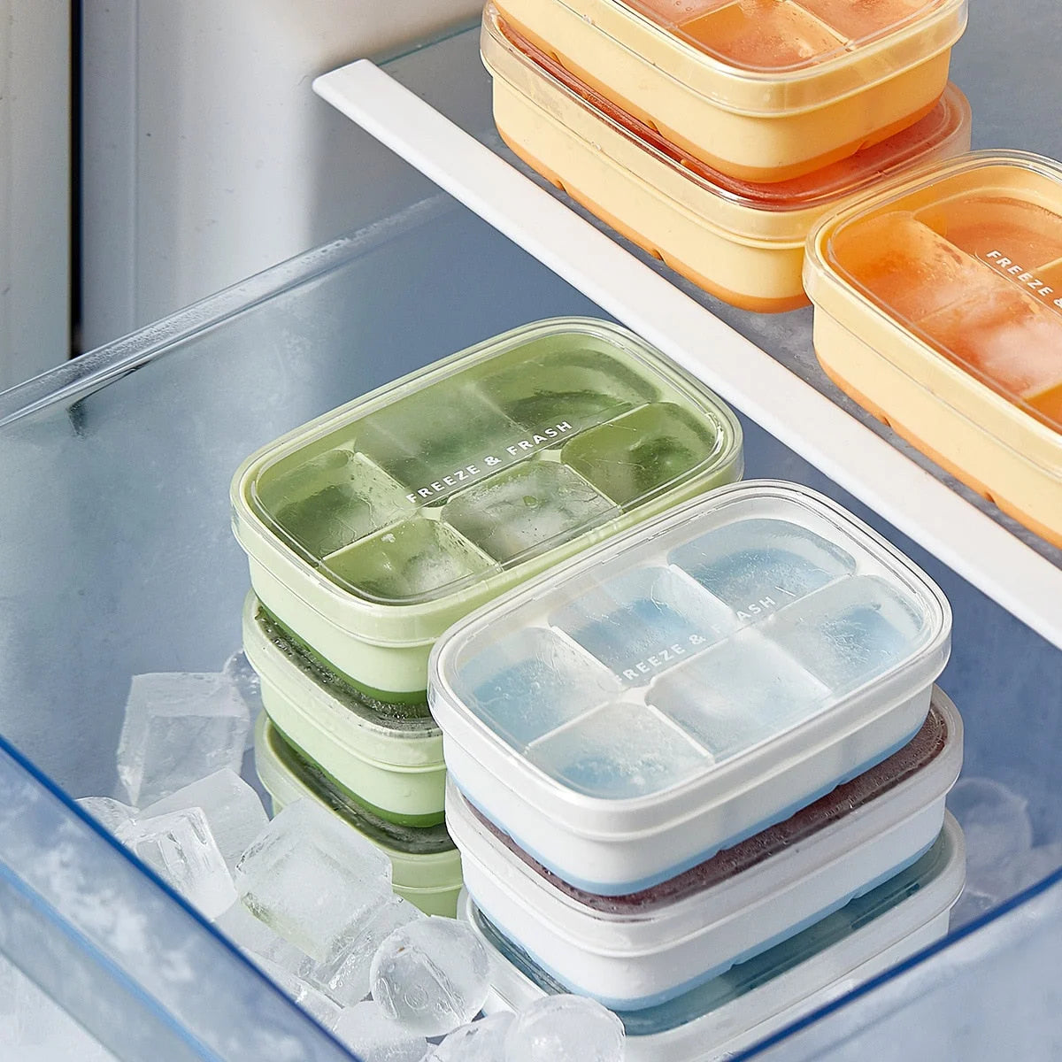 Ice Cube Tray Mini Grid Cubes