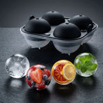 Ice Sphere Mold Silicone Set of 4 Slow-Melting