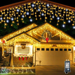 Icicle String Lights Twinkling Strobe Connectable Waterproof