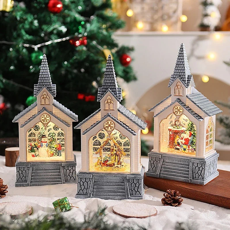 Illuminated Christmas Decoration Warm Integrated Lighting Durable Construction