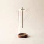 Incense Holder Hanging Wooden Space-Saving Design