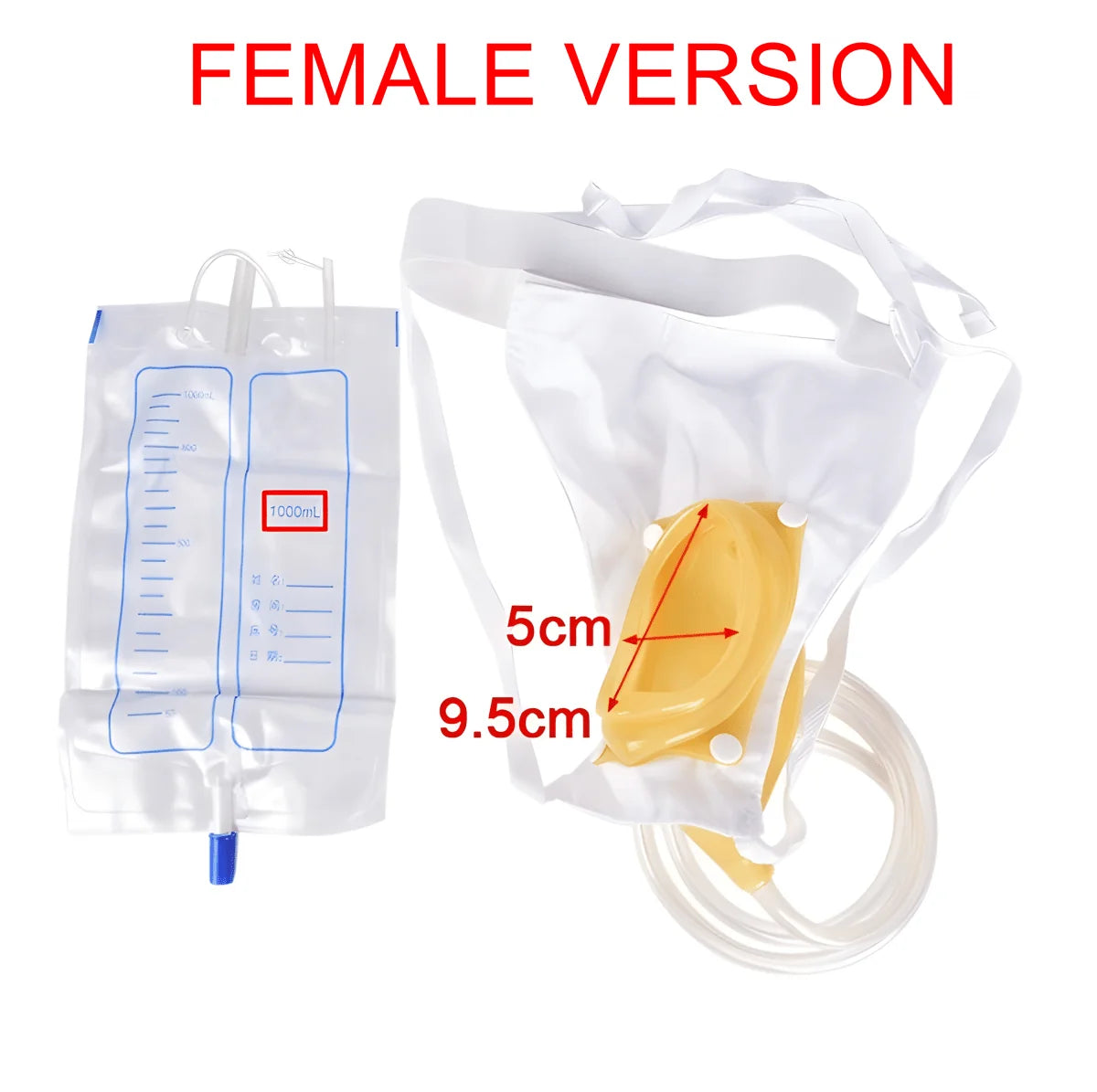 Incontinence Underwear Reusable Washable Integrated Urine Collection System