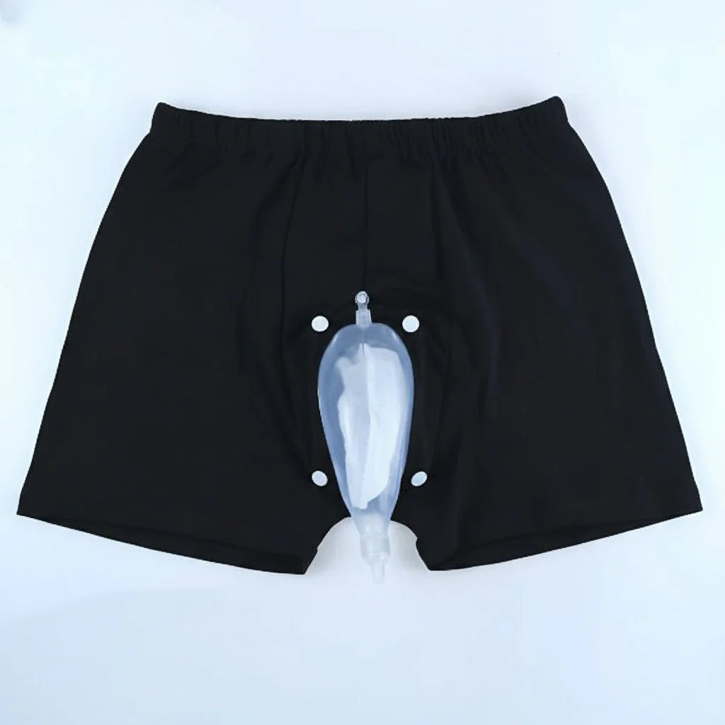 Incontinence Underwear Reusable With Integrated Collection Bag