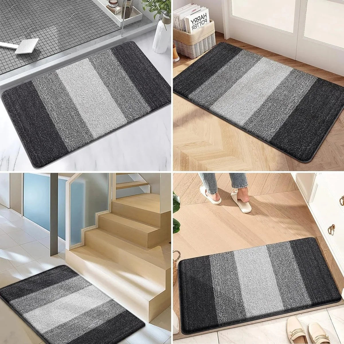Indoor Doormat Absorbent Non-Slip Machine-Washable