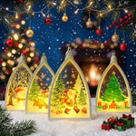 Indoor Holiday Light Reindeer Cathedral Energy-Saving LED