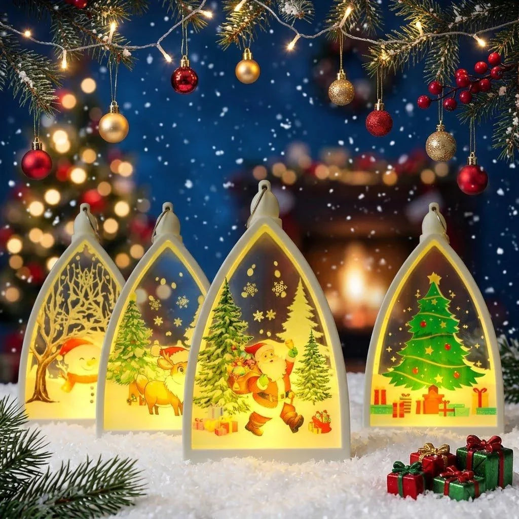 Indoor Holiday Light Reindeer Cathedral Energy-Saving LED