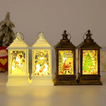 Indoor Lantern Santa Graphic Lightweight & Durable