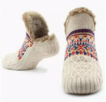 Indoor Socks Plush Non-Slip Silicone Grip