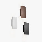 Indoor Wall Light Rectangular Metal Frame Warm Built-In LED