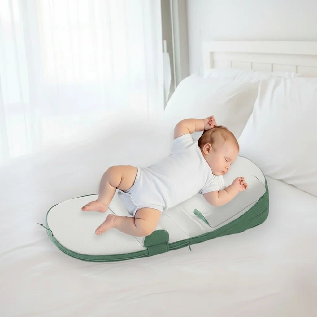 Infant Pillow Gentle Incline Side-Sleeper Design Washable Cover