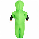 Inflatable Alien Abduction Costume Battery-Powered Fan Adult & Kids Sizes