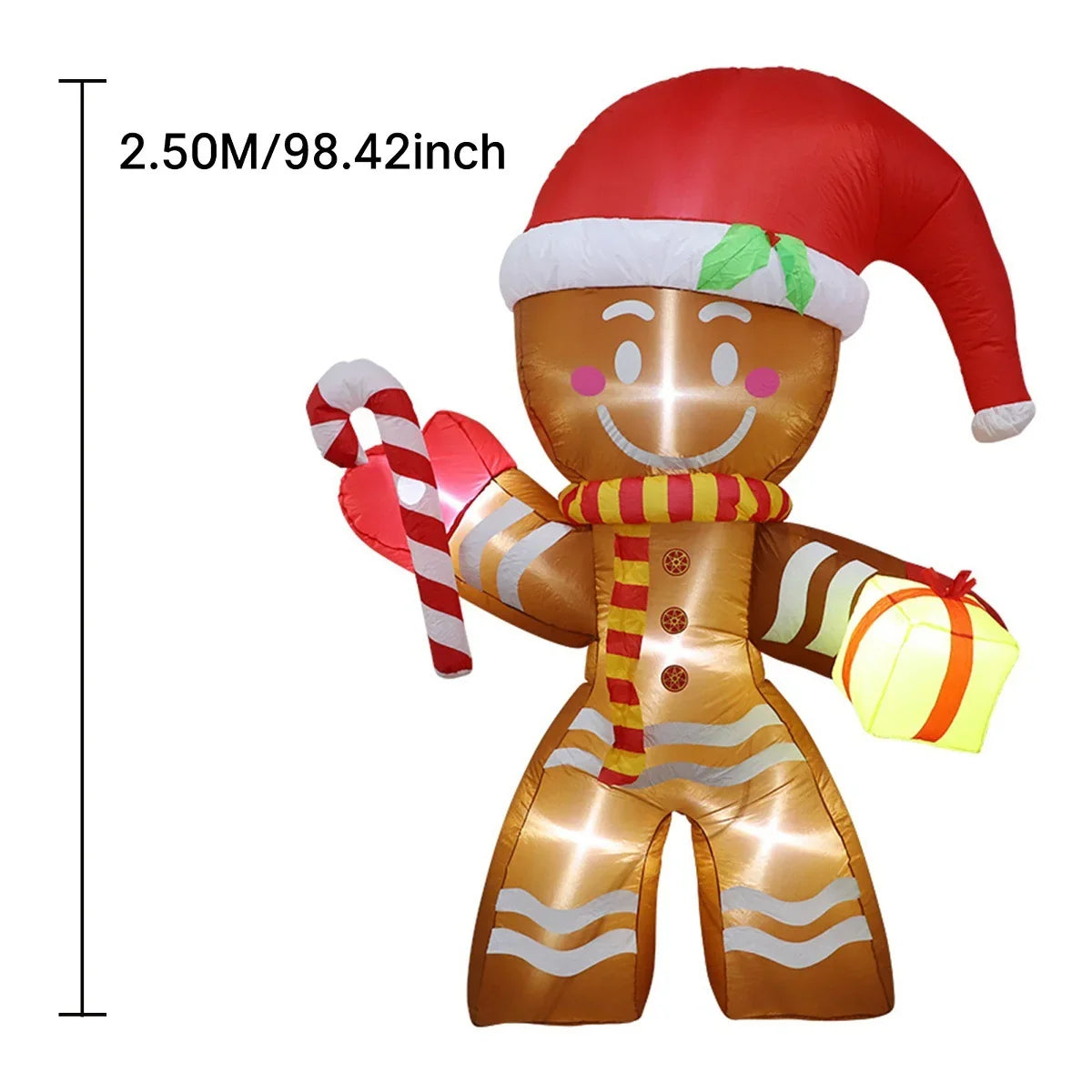 Inflatable Decoration Self-Inflating Fan LED Lights Weather-Resistant
