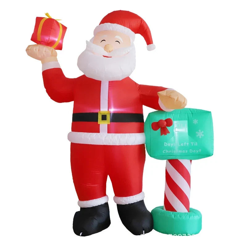 Inflatable Decoration Self-Inflating Fan LED Lights Weather-Resistant
