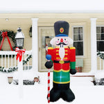 Inflatable Nutcracker LED-Lit Weatherproof Quick-Inflate