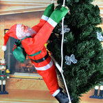 Inflatable Santa Decoration Weather-Resistant Quick-Inflate Blower & Climbing Rope