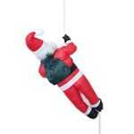 Inflatable Santa On Ladder LED-Lit Weatherproof Easy Setup