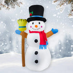 Inflatable Snowman Weatherproof Quick-Inflate Blower