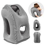 Inflatable Travel Pillow 360° Support & Patented Fast-Inflate Valve