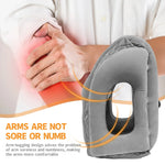 Inflatable Travel Pillow 360° Support & Patented Fast-Inflate Valve