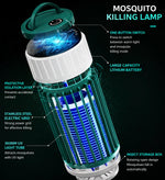 Insect Trap Lamp Compact USB Rechargeable UV