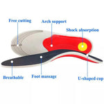 Insoles Orthopedic Arch Support Breathable Foam