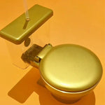 Instant Noodle Bowl Golden Throne Design Lift-Up Lid