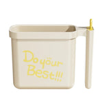 Instant Noodle Bowl Integrated Fork Holder Drainage Design
