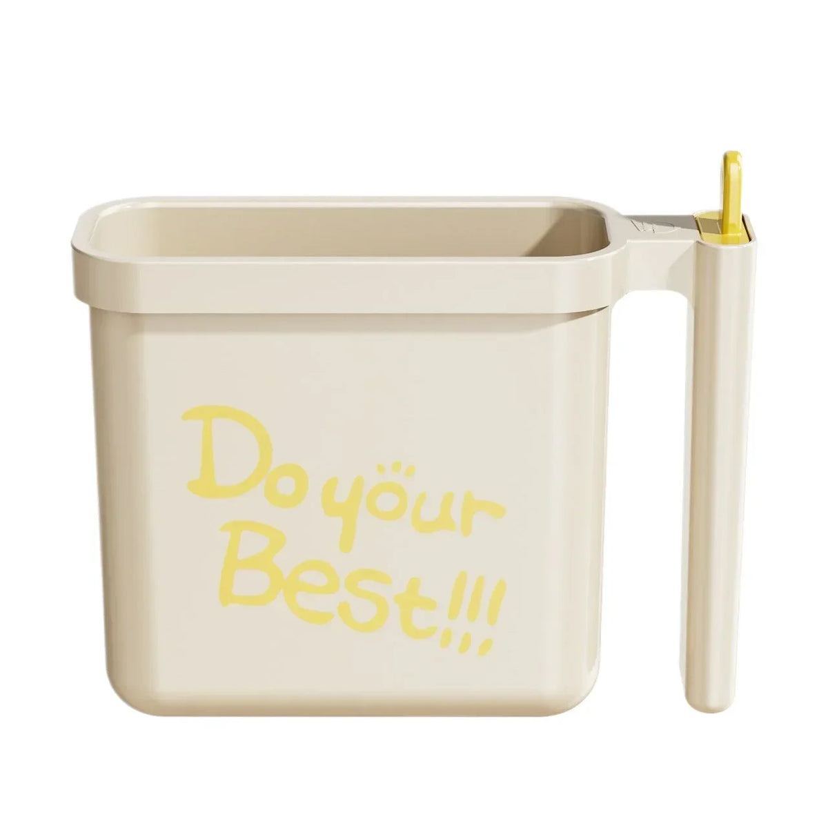 Instant Noodle Bowl Integrated Fork Holder Drainage Design