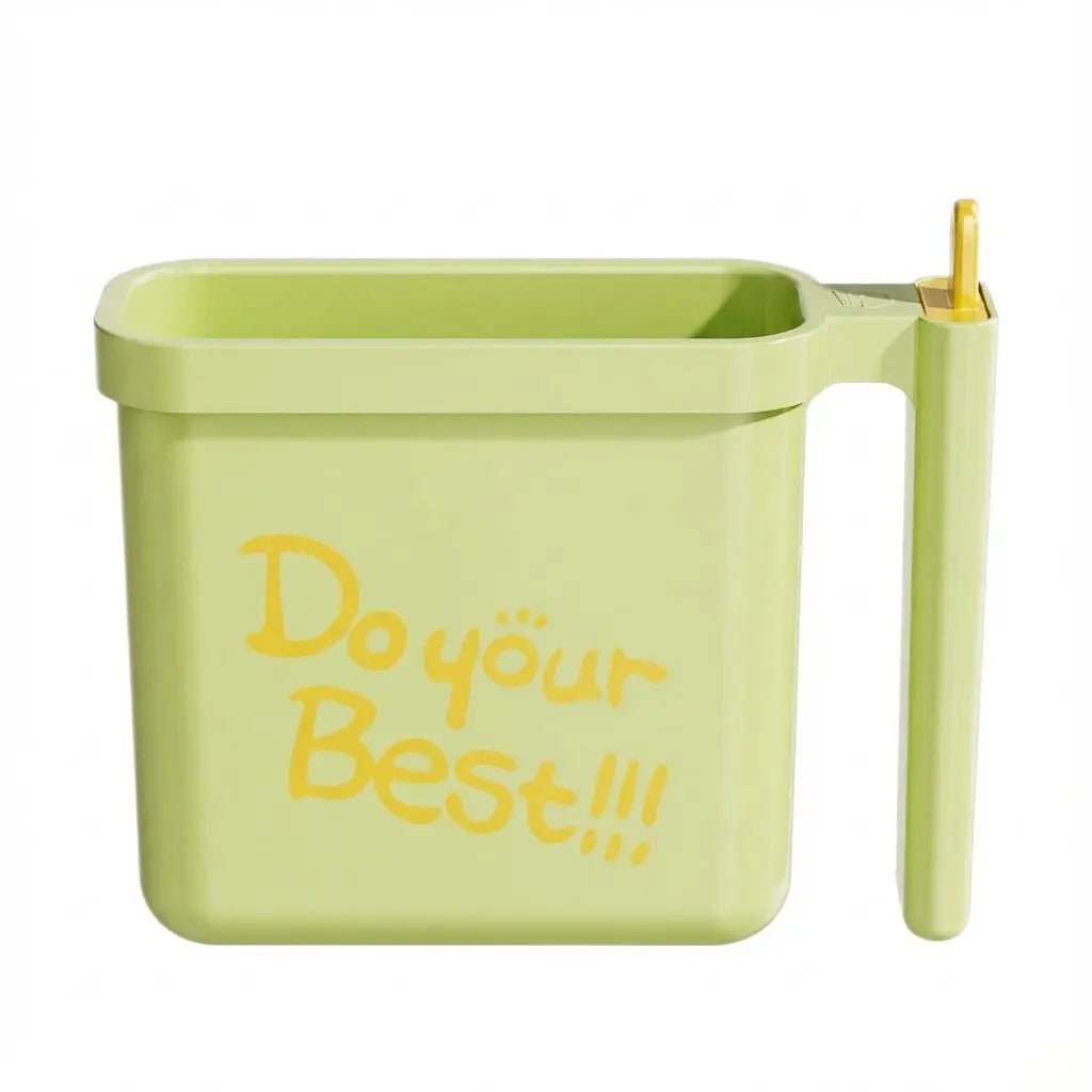 Instant Noodle Bowl Integrated Fork Holder Drainage Design