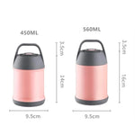Insulated Lunch Thermos Stainless Steel Double-Wall Leak-Proof